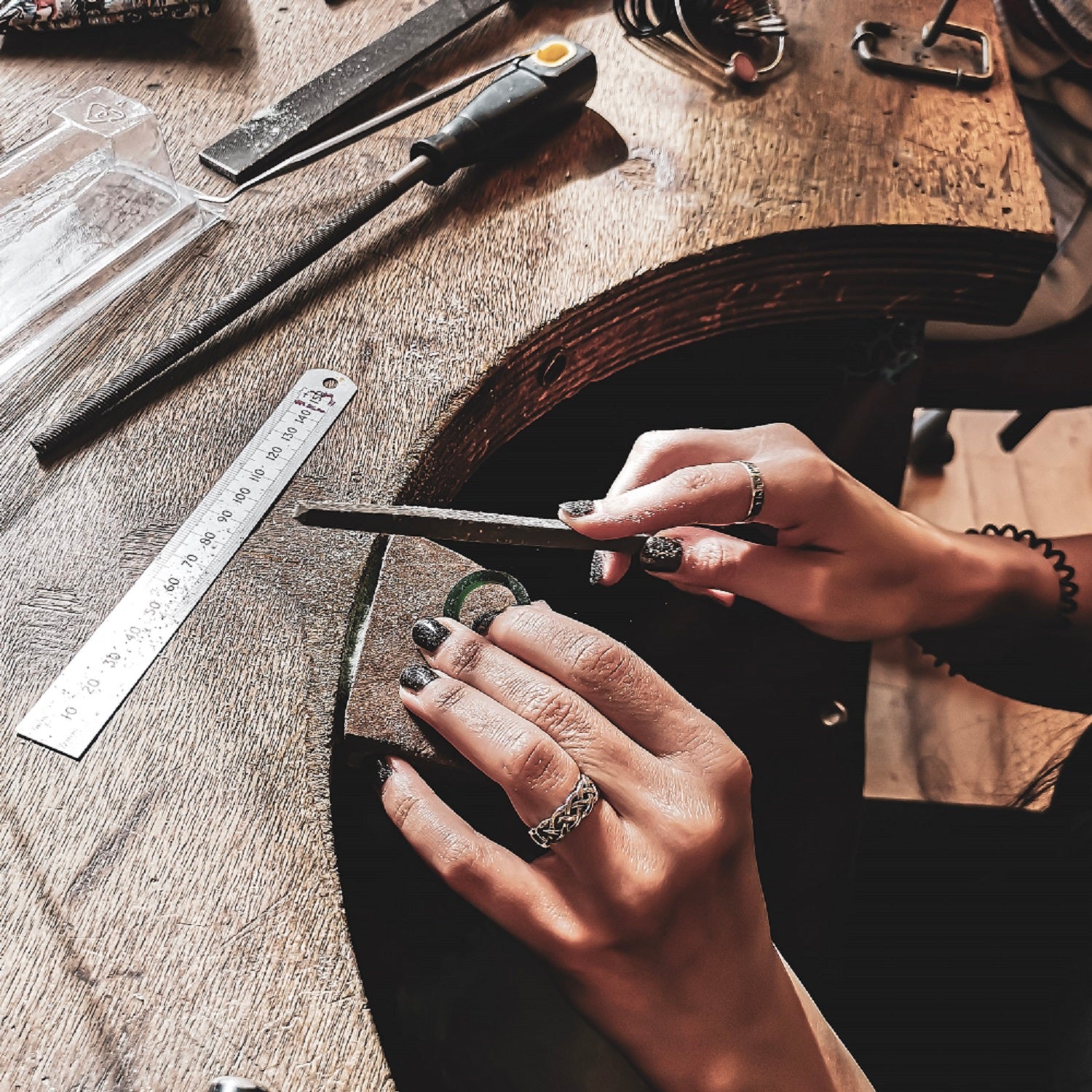 Wax carving for Jewellery Making Classes Jane Cooper