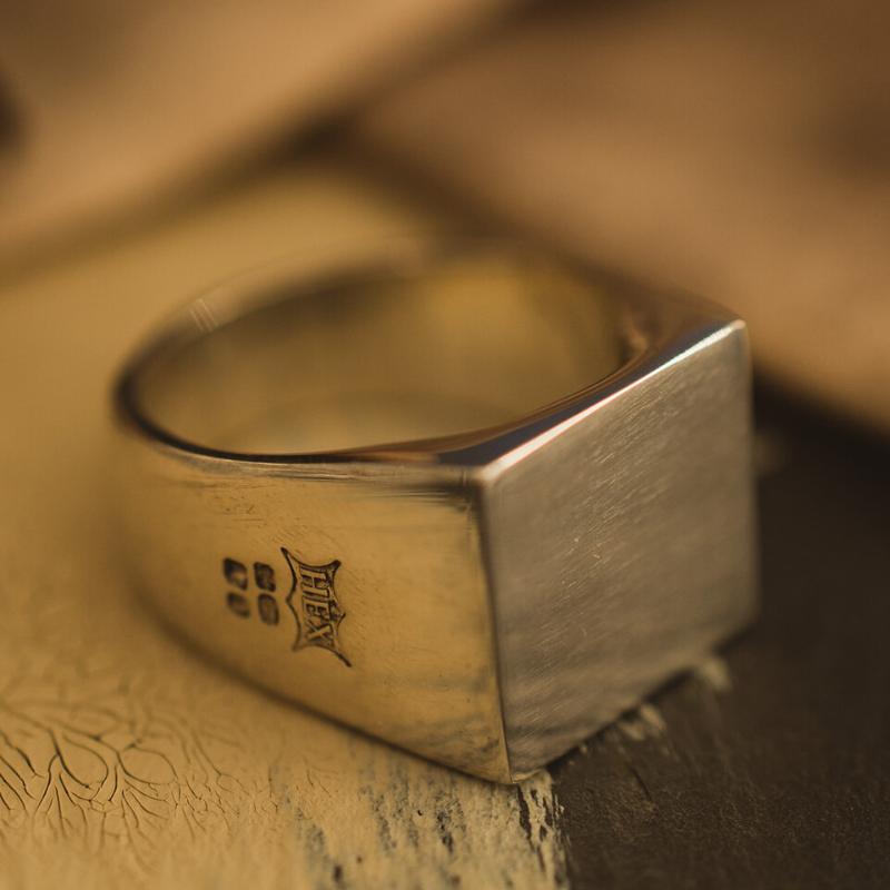 Large Square Signet Ring | Jane Cooper Artist | Speedshop BBC2