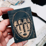 Mask I - Wood Engraving