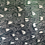 Dorset Art Week Woodcut Print for Fish