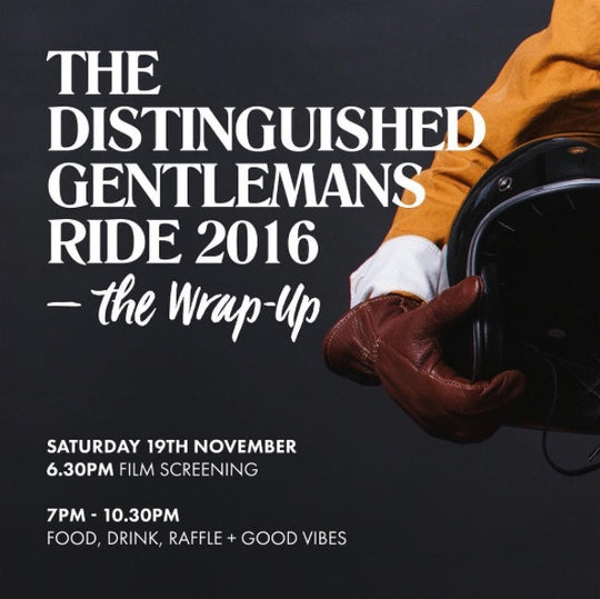Distinguished Gentlemans Ride  - Wrap Up Party