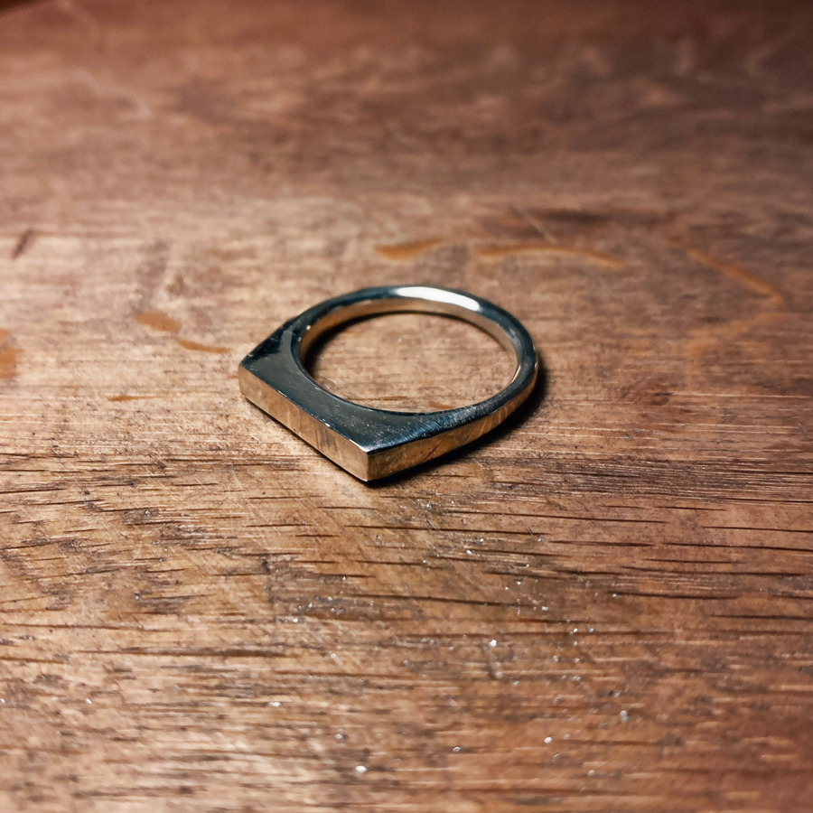 Small Rectangle Signet Ring