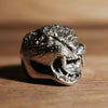 Hex Cavelli Sterling Silver Big Cat Ring - hand made jewellery